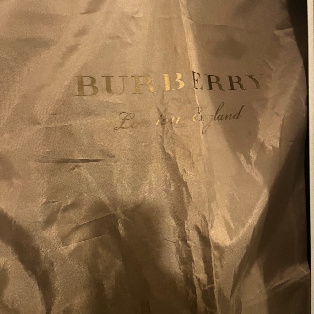 BURBERRY CHOCOLATE BROWN WOOL COAT  XL ZIPOUT LINING EXCELLENT &  GARMENT BAG - Picture 11 of 17